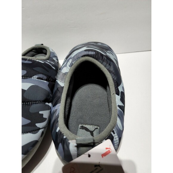 New PUMA SCUFF CAMO CAMOUFLAGE SLIPPERS MENS SIZE 11 BLACK HIGH RISE 385278-01 - Picture 8 of 10
